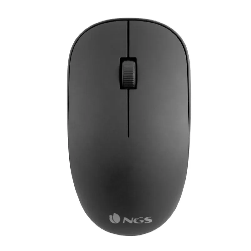 Mouse ottico wireless NGS Easy Alpha 1000 DPI Nero - immagine 1