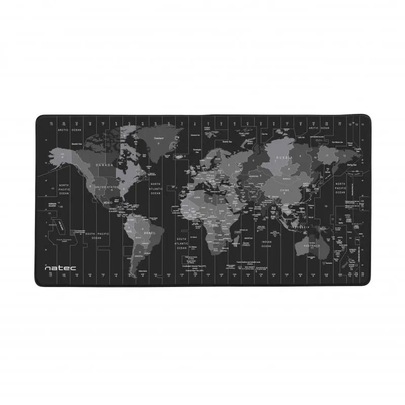 Natec Mappa del fuso orario Maxi Large Mat - immagine 1