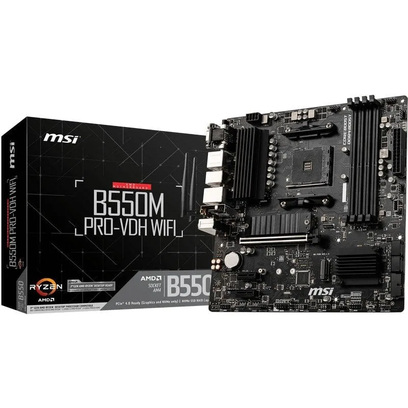 MSI B550M PRO-VDH WIFI - immagine 1