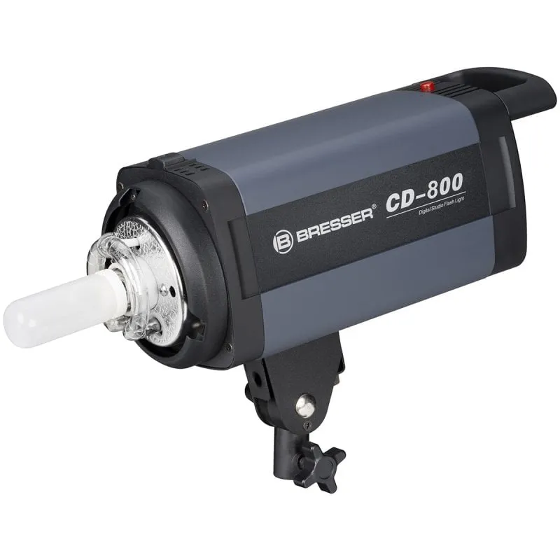 Flash da studio Bresser CD800 800W LCD 150W Modelling Bowens - immagine 1
