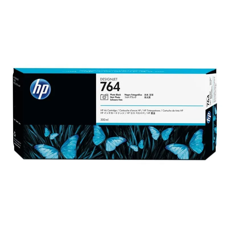 HP 764 300-ml Photo Black DesignJet Ink Cartridge cartuccia d'inchiostro 1 pz Originale Nero per foto - immagine 1