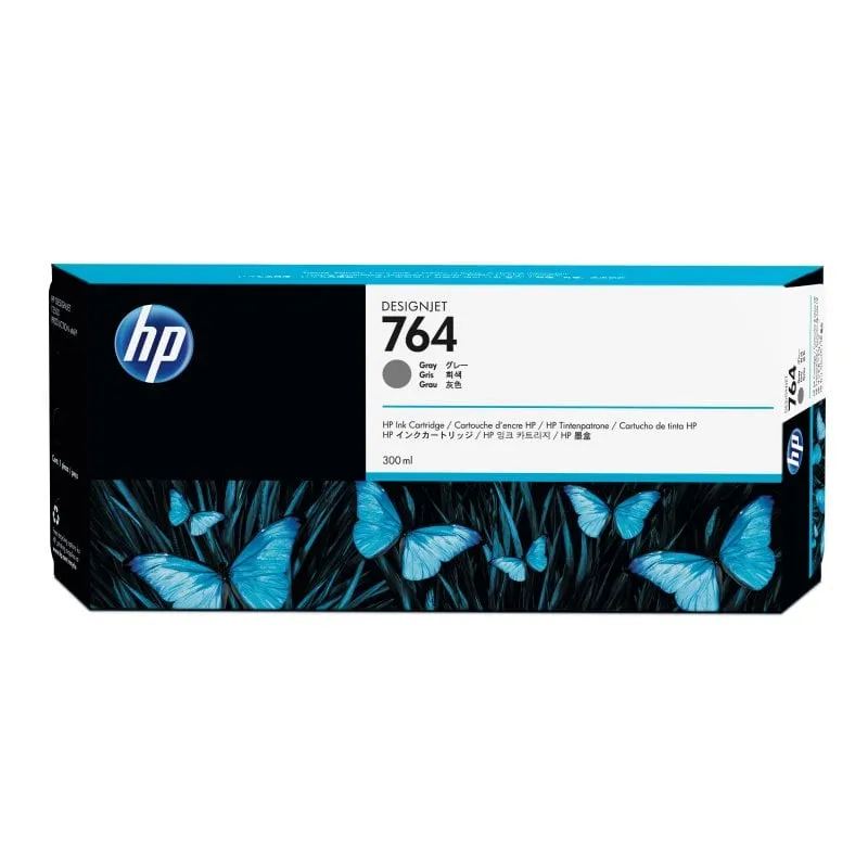 HP 764 300-ml Gray DesignJet Ink Cartridge cartuccia d'inchiostro 1 pz Originale - immagine 1