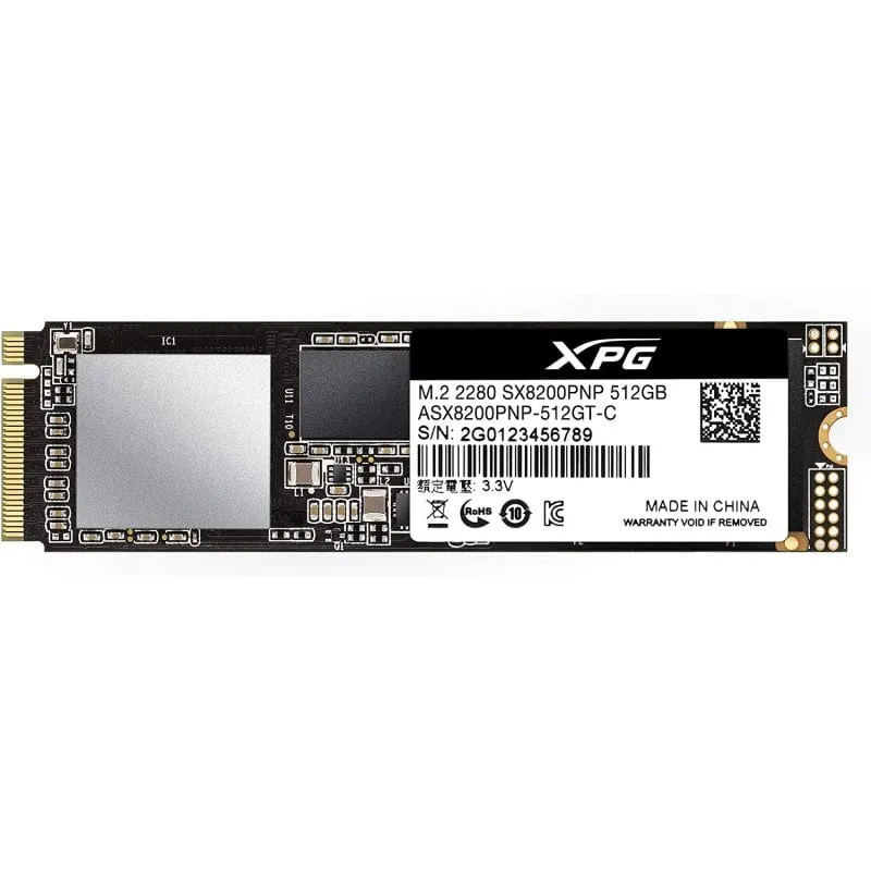 Adata XPG SX8200 Pro 512 GB M.2 PCIe 3.0 3D TLC NVMe - immagine 1