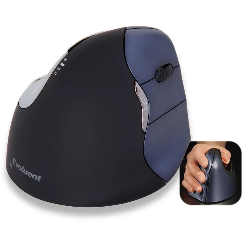 Ratón Evoluent VM4RW Laser RF wireless 6 Pulsanti Rosso - immagine 1