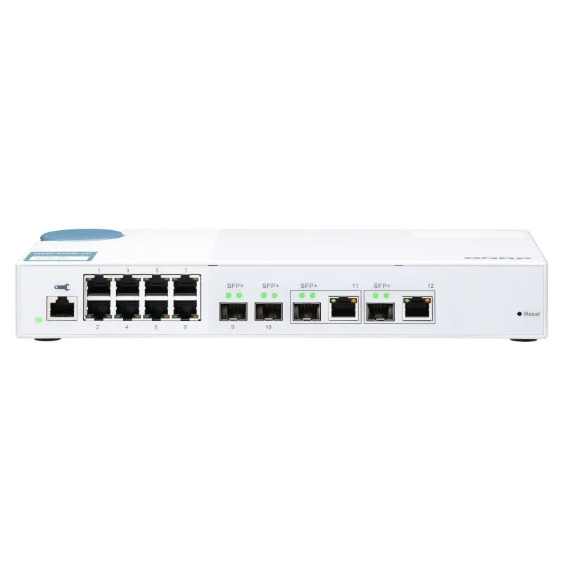 QNAP QSW-M408-2C switch di rete Gestito L2 10G Ethernet (100/1000/10000) Bianco - immagine 1