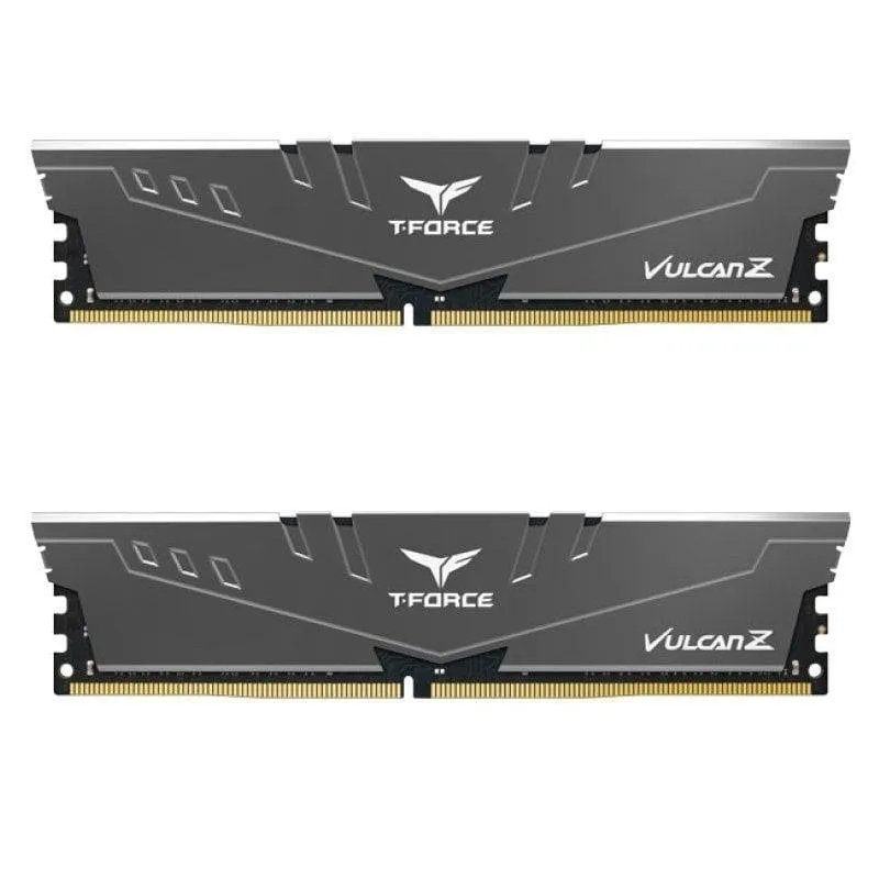 Memoria RAM Team Group T-Force Vulcan Z 16GB 2x8GB DDR4 3200MHz CL16 Grigio Intel XMP - immagine 1