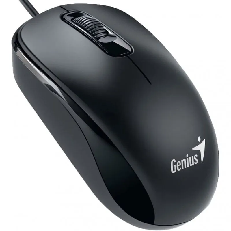 Mouse ottico Genius DX-110 1000 DPI Nero - immagine 1
