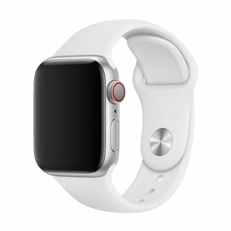 Devia Deluxe Sport Band cinturino sportivo bianco per Apple Watch 42/44 mm - immagine 1