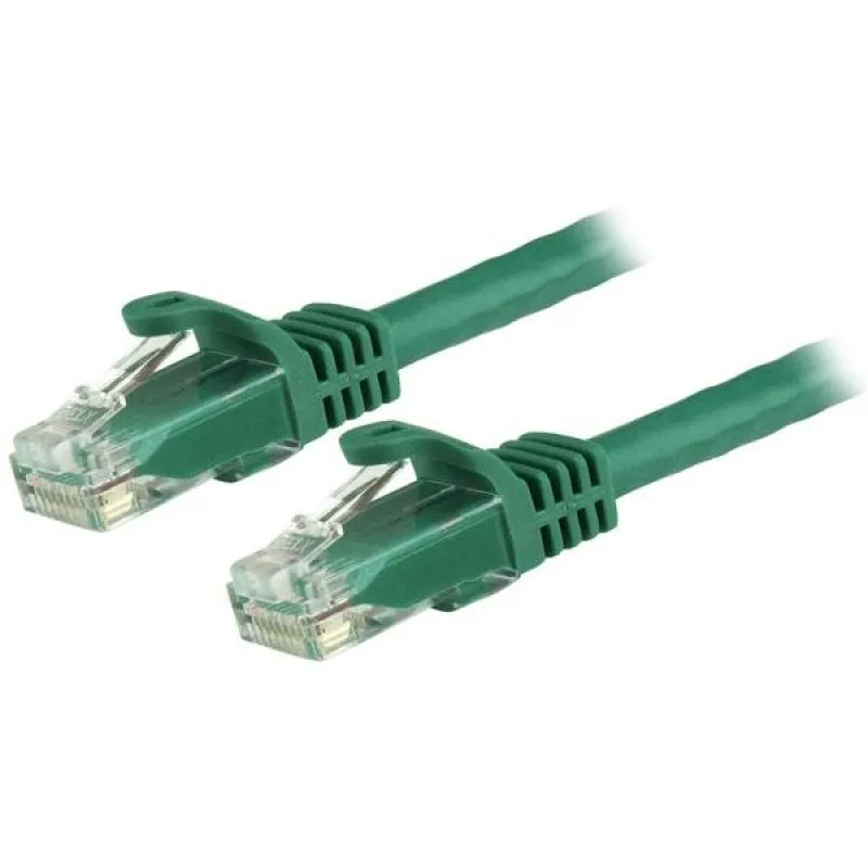 StarTech.com Cavo patch CAT6 da 7,5 m - Filo di rame al 100% - Connettore antistrappo - Verde - immagine 1