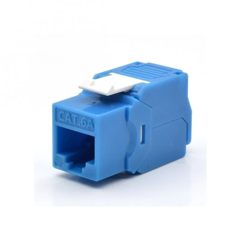 Modulo Keystone non schermato WP ToolFree Cat 6A Blu - immagine 1