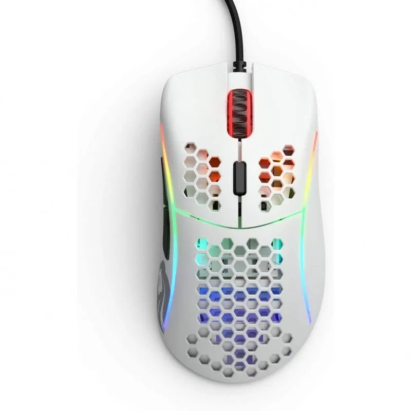 Mouse da gioco Glorious Modello D 12000 DPI bianco - immagine 1