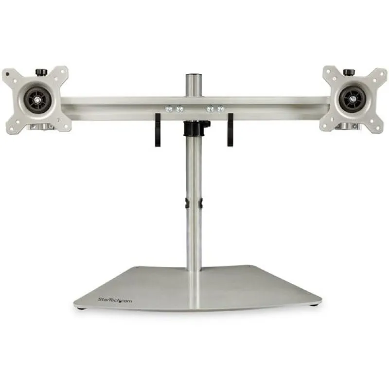 StarTech.com Supporto per due monitor - Orizzontale - Argento - immagine 1