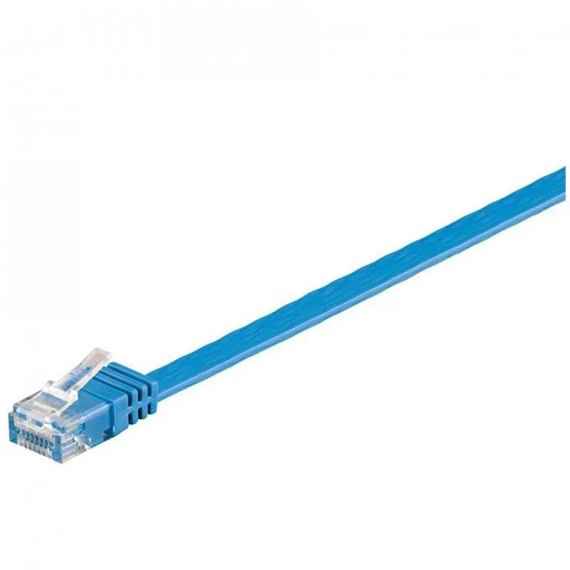 Cavo di rete Goobay RJ45 UTP Cat.6 50 cm Blu - immagine 1