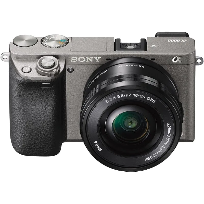 Sony Alpha a6000 24,3 MP grigia + obiettivo 16-50 mm F3,5-5,6 OSS - immagine 1