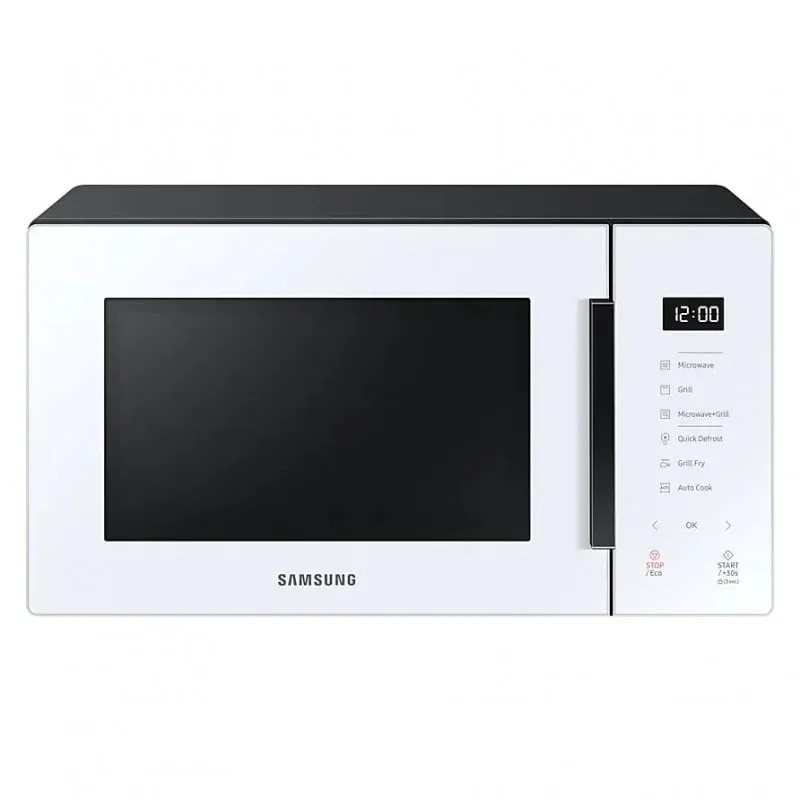 Samsung MG23T5018CW/EC Microonde con Grill 23L 800W Vetro Bianco - immagine 1