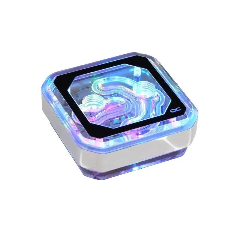 Raffreddamento Liquido Alphacool Eisblock XPX Aurora Plexi RGB 75,8 mm - immagine 1