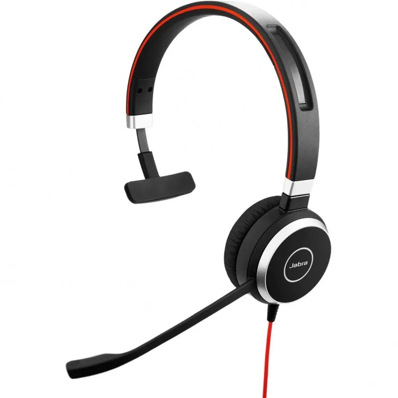 Jabra Evolve 40 MS Mono Auricolare Cablato A Padiglione Ufficio Nero - immagine 1