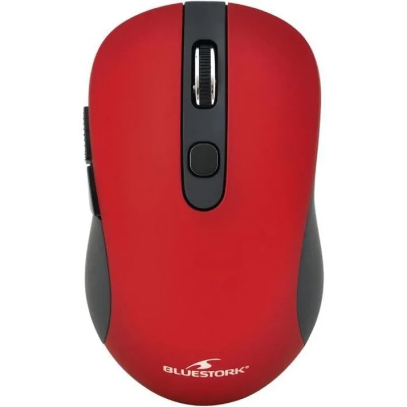 Mouse wireless Bluestork M-WL-OFF60-RED 1600 DPI Rosso - immagine 1