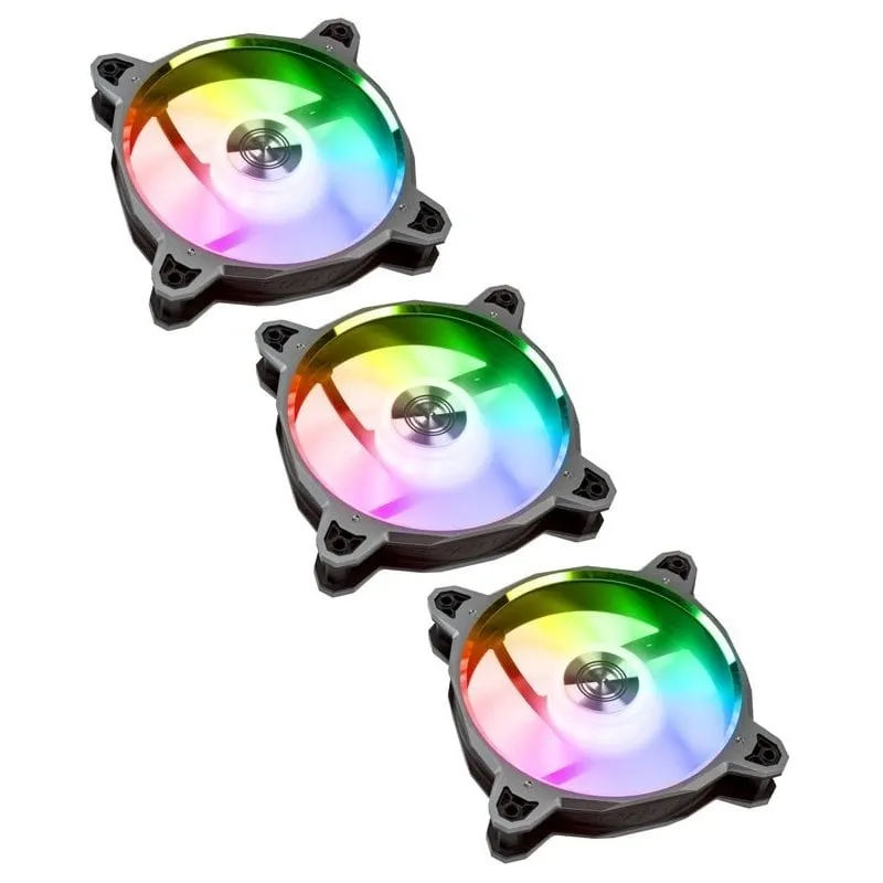 Pacchetto digitale Lian-Li Bora con 3 ventole da 120 mm ARGB grigio siderale - immagine 1