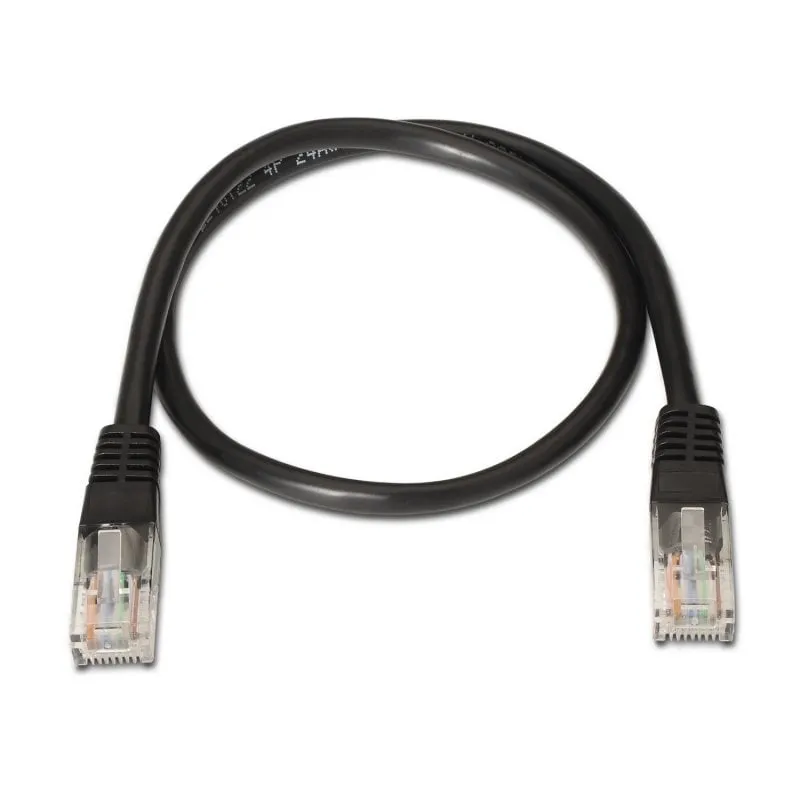 Cavo di rete Aisens RJ45 Cat.5e UTP AWG24 2m Nero - immagine 1
