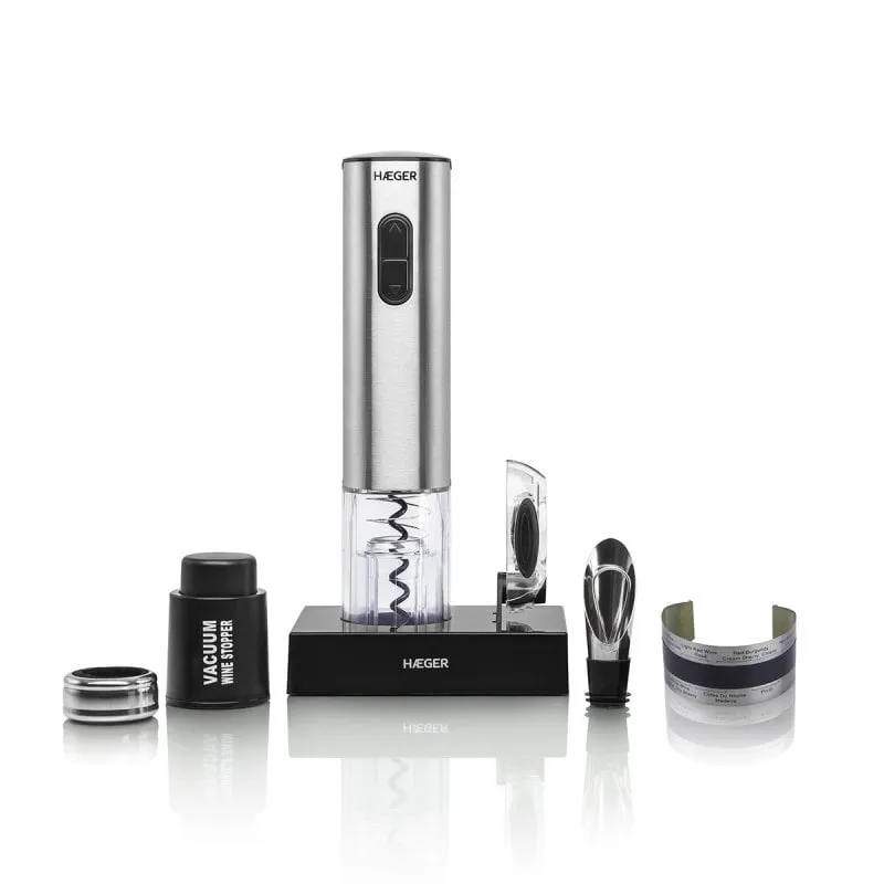 Haeger Lucca Cavatappi Ricaricabile + Confezione Accessori - immagine 1