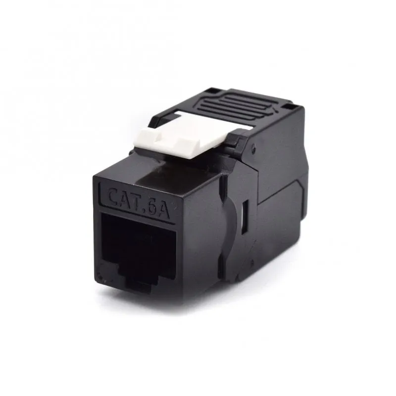 Modulo Keystone non schermato WP ToolFree Cat 6A Nero - immagine 1