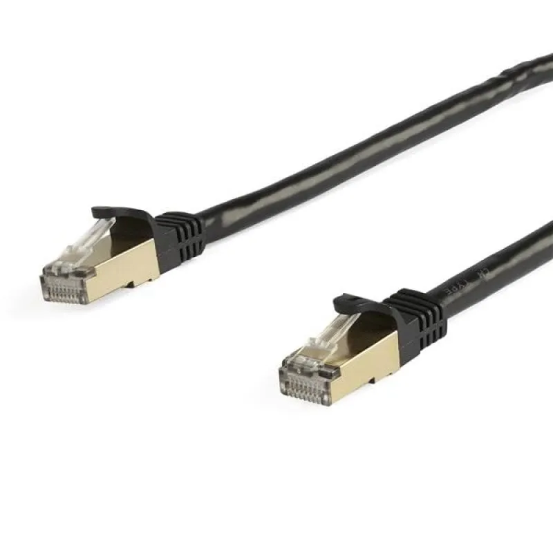 StarTech.com Cavo di rete Ethernet RJ45 CAT6a da 10m - Nero - immagine 1