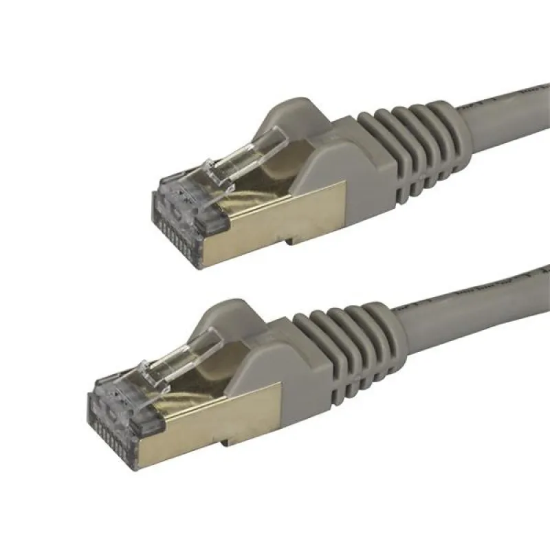 StarTech.com Cavo di Rete Ethernet Cat6a - Cavo Schermato STP da 3m - Grigio - immagine 1