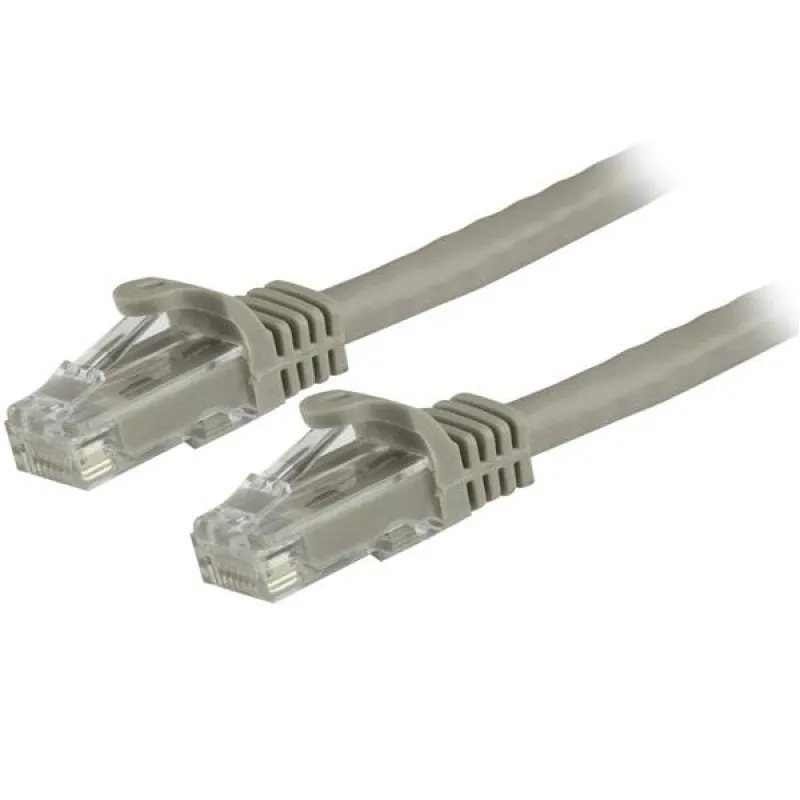 StarTech.com Cavo patch CAT6 1,5 m - Filo di rame al 100% - Connettore antistrappo - Grigio - immagine 1