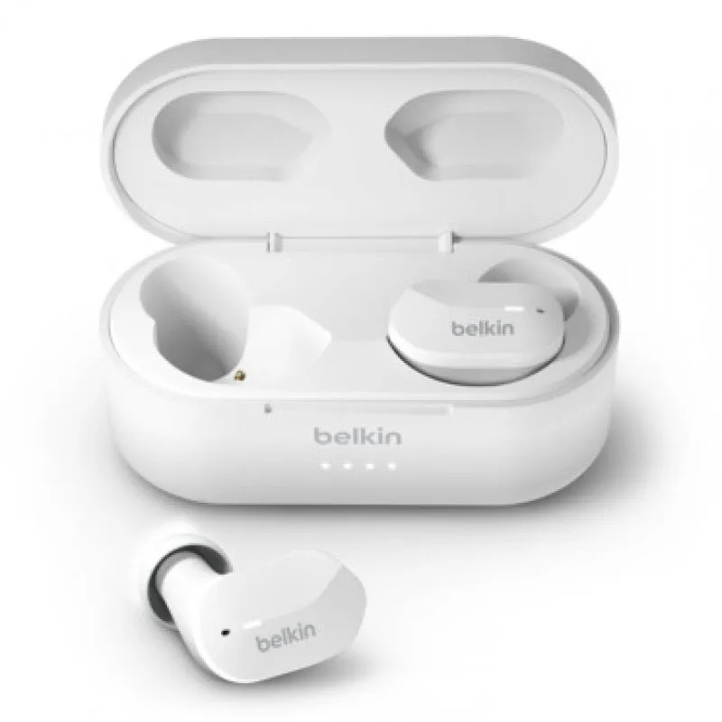 Cuffie intrauricolari Bluetooth wireless Belkin SoundForm bianche - immagine 1