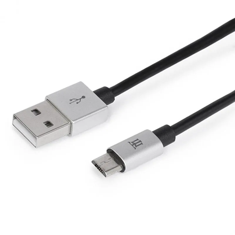 Cavo Micro USB Maillon 2.4A Alluminio Argento 1m - immagine 1