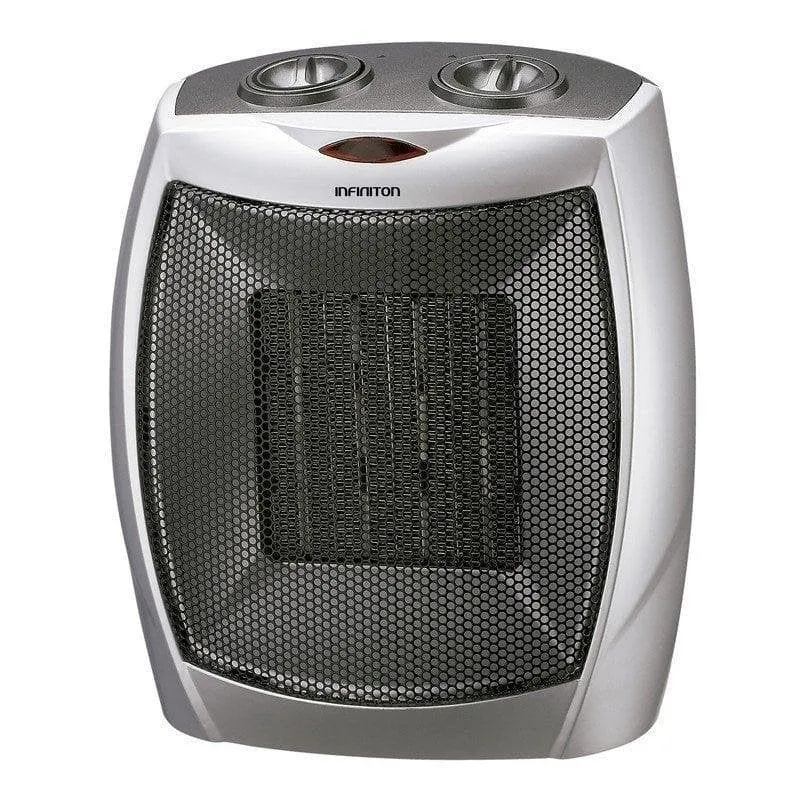 Riscaldatore ceramico termoventilatore Infiniton HPTC-902C 1500W sicurezza compatto - immagine 1