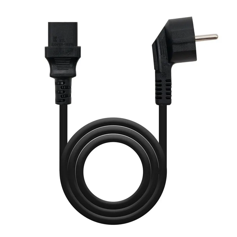 Cavo di alimentazione Nanocable C13 femmina a CEE7 Schuko maschio 1,5 m - immagine 1