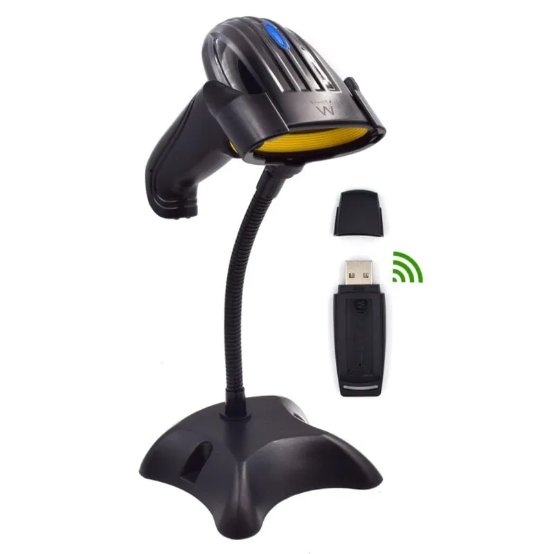 Ewent EW3430 lettore di codici a barre Lettore di codici a barre portatile 1D LED Nero - immagine 1