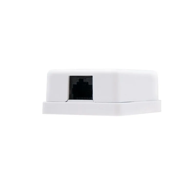 Rosetta di superficie Nanocavo 1x RJ45 Cat. 5e UTP Bianco - immagine 1