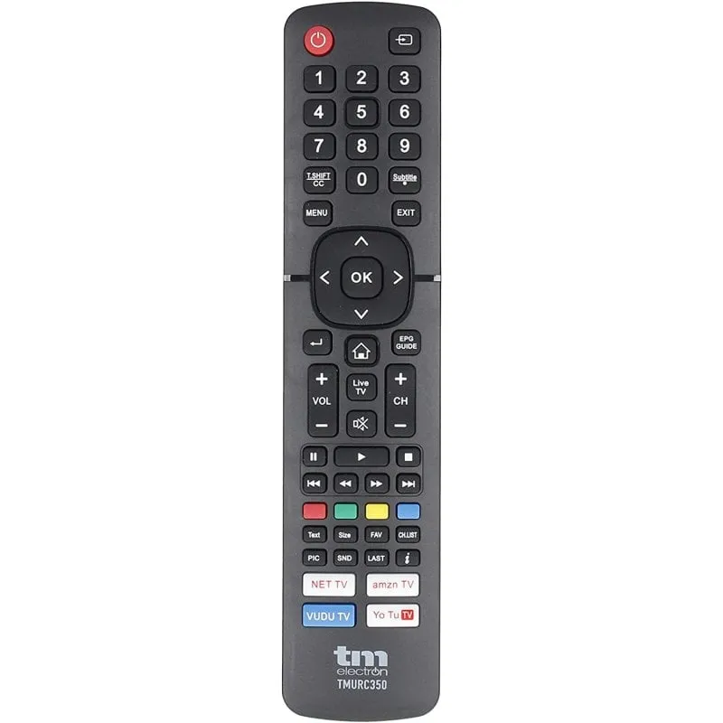 Telecomando universale TM Electron TMURC350 compatibile con televisori Hisense - immagine 1