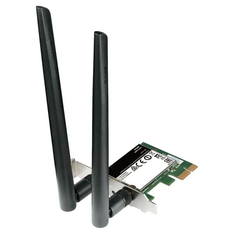 Scheda di rete WiFi PCIe dual band D-Link DWA-582 AC1200 - immagine 1