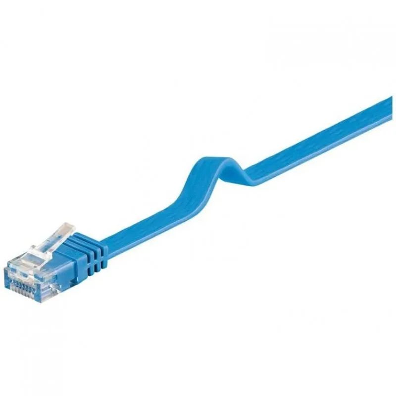 Cavo di rete Goobay RJ45 UTP Cat.6 1m Blu - immagine 1