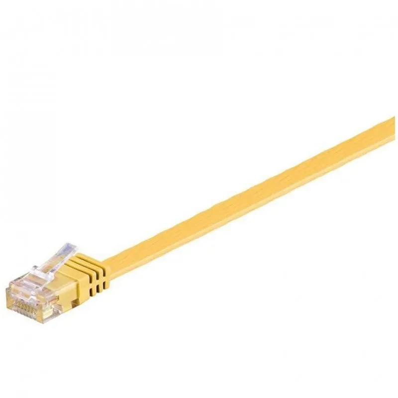 Cavo di rete Goobay RJ45 UTP Cat.6 2m Giallo - immagine 1