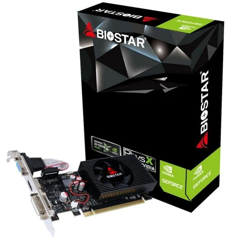Scheda Grafica Biostar GeForce GT730 2GB DDR3 Low Profile - immagine 1