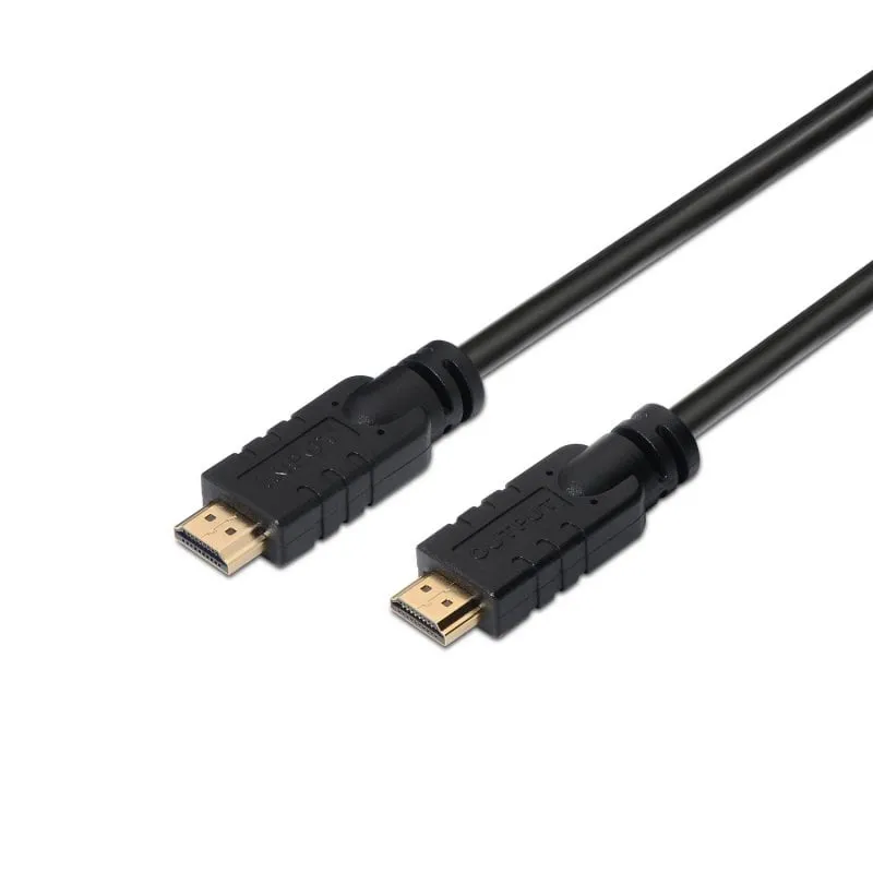 Aisens Cavo HDMI 2.0 Premium 4K 60Hz 18Gbps Maschio/Maschio con Ripetitore 20m Nero - immagine 1
