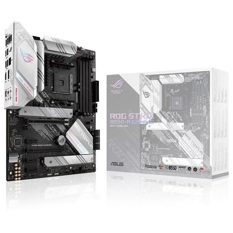 Schede Madri ASUS ROG Strix B550-A Gaming B550 AM4 DDR4 ATX PCIe 4.0 RGB - immagine 1