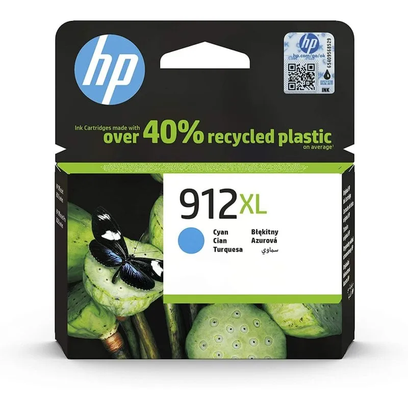 HP Cartuccia di inchiostro ciano originale 912XL ad alta capacità - immagine 1