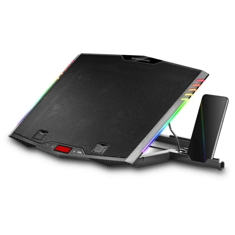 Base di raffreddamento per laptop Mars Gaming MNBC5 fino a 19" ARGB - immagine 1
