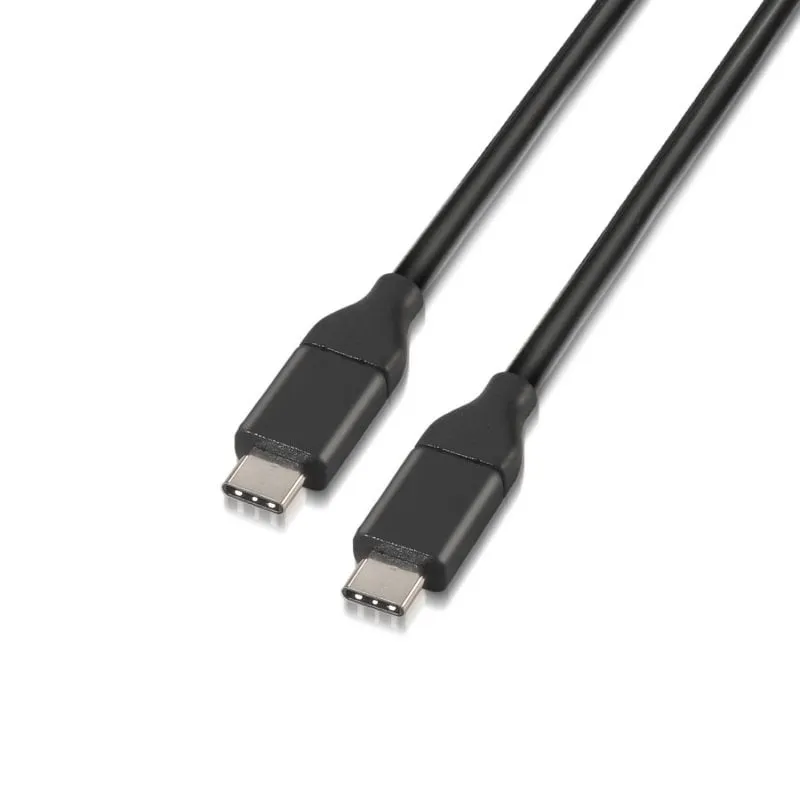 Cavo USB tipo C Aisens 3.1 Gen2 maschio/maschio 1 m nero - immagine 1