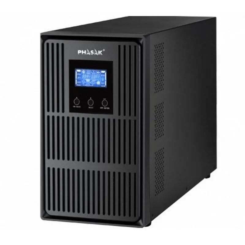 Phasak Conqueror Pro UPS/UPS in linea LCD 3000VA - immagine 1