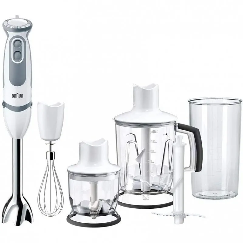 Frullatore a immersione Braun Minipimer 5 Vario 1000 W + 4 accessori - immagine 1