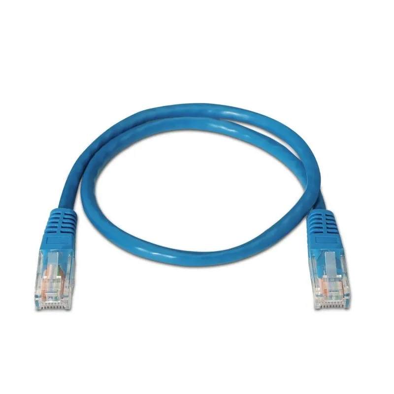 Cavo di rete Aisens RJ45 UTP AWG24 Cat.5e 0,5 m Blu - immagine 1