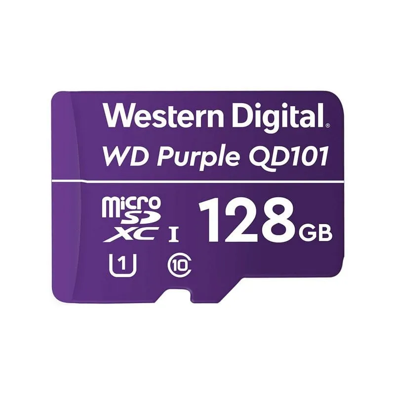 WD Purple SC QD101 MicroSDXC 128GB Classe 10 U1 - immagine 1
