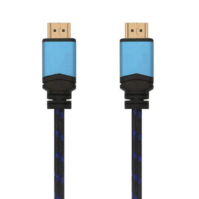Aisens Cavo HDMI 2.0 Premium 4K 60Hz 18Gbps Maschio/Maschio 2m Nero/Blu - immagine 1